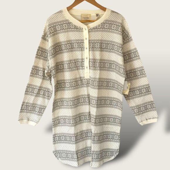 Erika Taylor Other - NEW Erika Taylor Intimates Country Cottons Women's Nightshirt Nightgown Medium